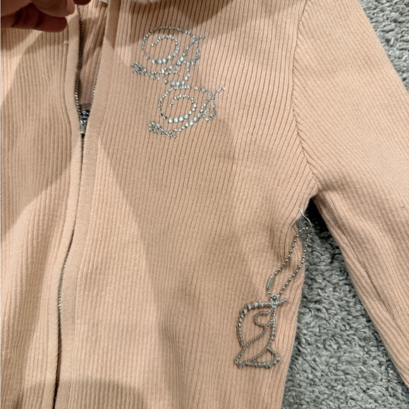 Baby Phat Beige Jacket with White Faux Fur Collar - Picture 4 of 10